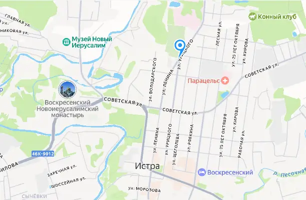 Карта проезда